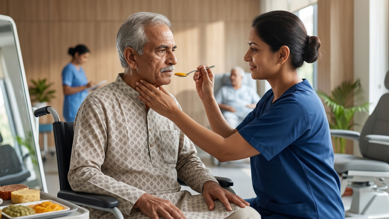 Swallowing therapy after stroke in Gurugram