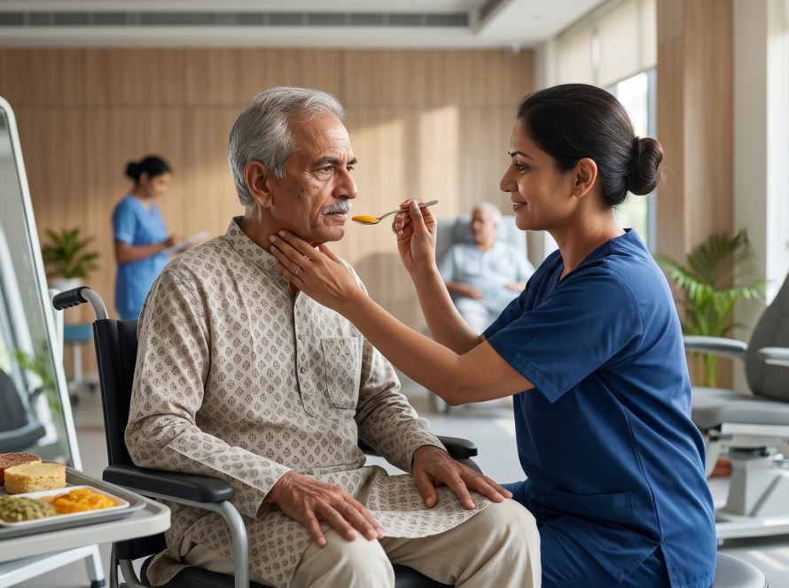 Swallowing therapy after stroke in Gurugram