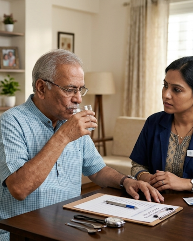 At-Home Swallowing Assessment in Delhi